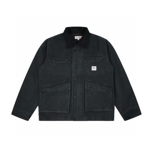 13434645521154514 Stussy ワークジャケット 4ポケット ブラック