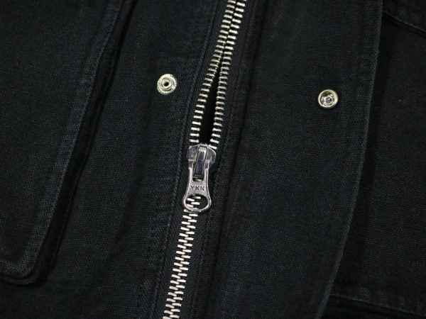 Stussy ワークジャケット 4ポケット ブラック