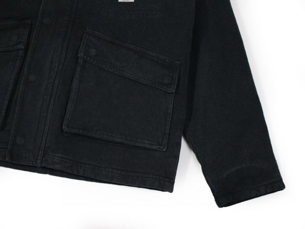 Stussy ワークジャケット 4ポケット ブラック