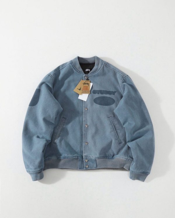 Stussy コーチジャケット ウォッシュ加工 ピンク