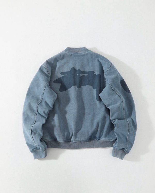Stussy コーチジャケット ウォッシュ加工 ピンク