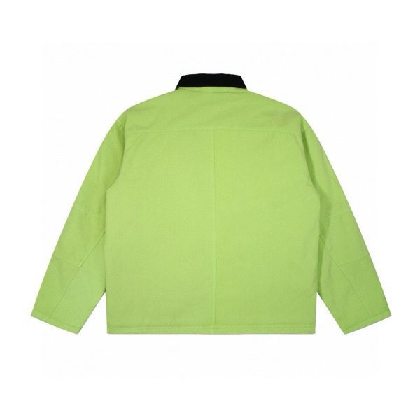 Stussy ワークジャケット 4ポケット ライムグリーン