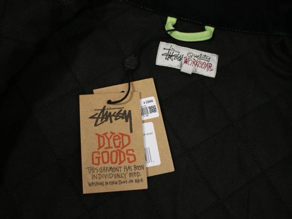 Stussy ワークジャケット 4ポケット ライムグリーン