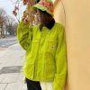 Stussy ワークジャケット 4ポケット ライムグリーン