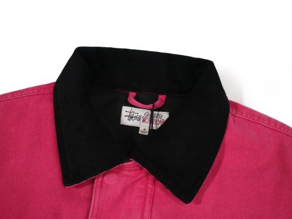 Stussy ワークジャケット 4ポケット ピンク