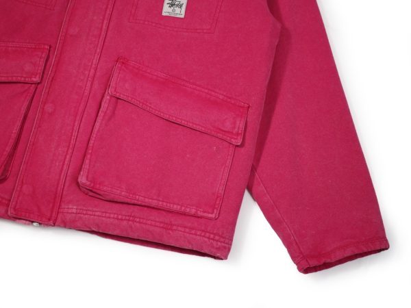 Stussy ワークジャケット 4ポケット ピンク