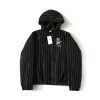 Stussy×Nike フードジャケット ストライプ ブラック