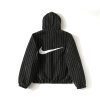 Stussy×Nike フードジャケット ストライプ ブラック