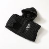 Stussy×Nike フードジャケット ストライプ ブラック