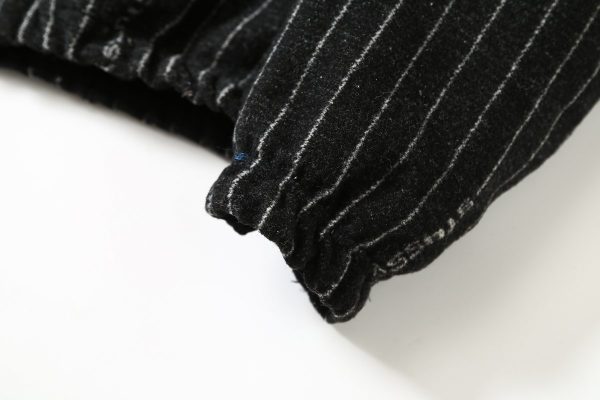 Stussy×Nike フードジャケット ストライプ ブラック