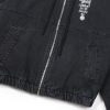 Stussy フードジャケット ロゴ刺繍 ワインレッド