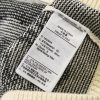 Stussy ニット ヘリンボーン編み ブラック×ホワイト