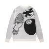 Stussy セーター アブストラクトプリント ベージュ