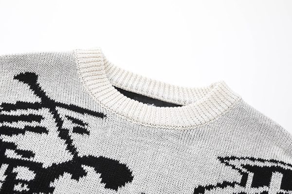 Stussy セーター アブストラクトプリント ベージュ