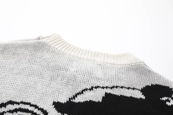 Stussy セーター アブストラクトプリント ベージュ