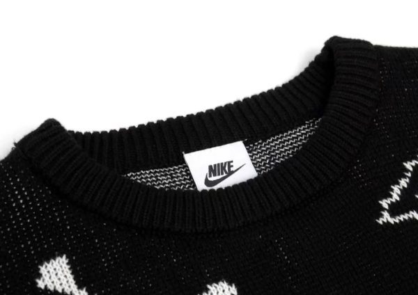Stussy セーター 背面グラフィック ブラック