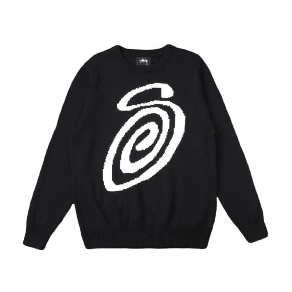 Stussy セーター ロゴ ブラック
