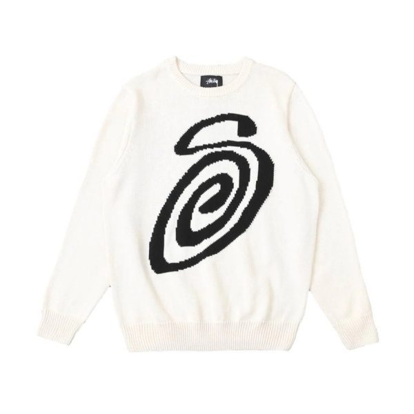 Stussy セーター ロゴ ブラック
