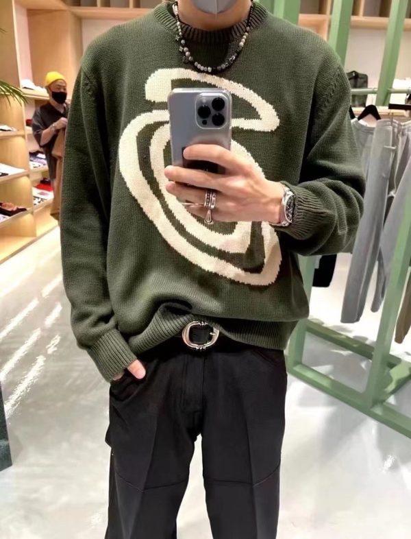 Stussy セーター ロゴ ブラック