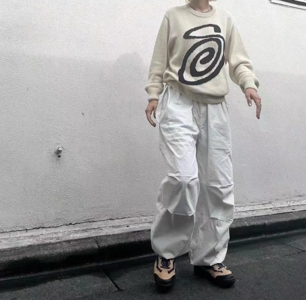 Stussy セーター ロゴ ブラック