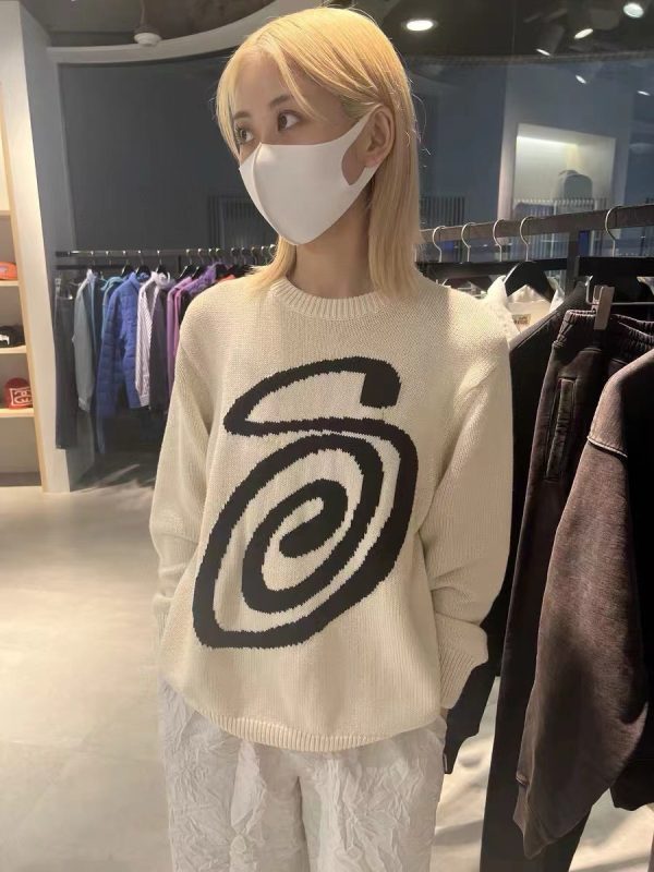 Stussy セーター ロゴ ブラック