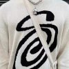 Stussy セーター ロゴ ブラック