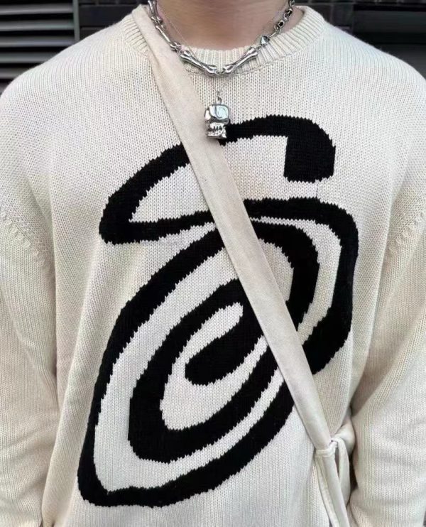 Stussy セーター ロゴ ブラック