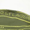 Stussy ニットプルオーバー 背面ロゴプリント グリーン×ブラック