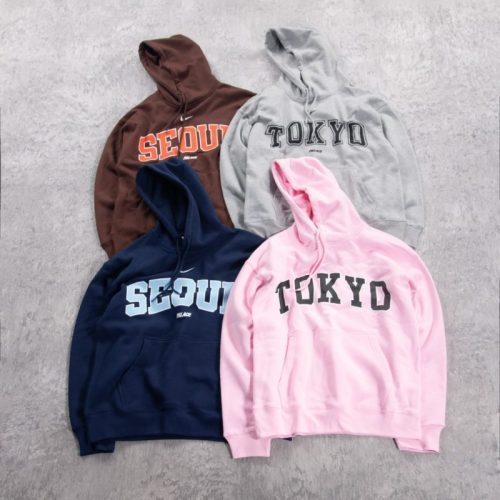 Nike×Palace パーカー SEOULプリント マルチカラー