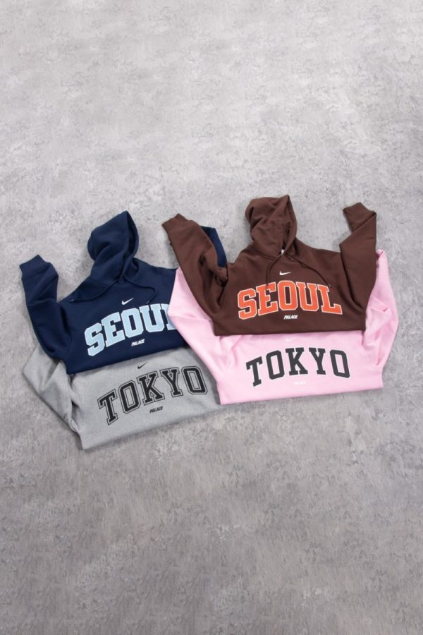 Nike×Palace パーカー SEOULプリント マルチカラー