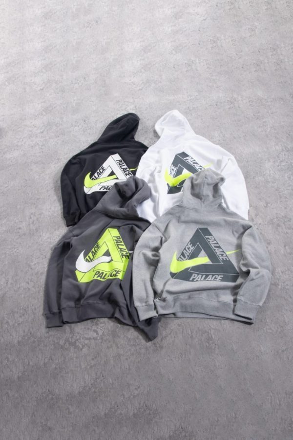 Nike×Palace パーカー トライアングルプリント マルチカラー