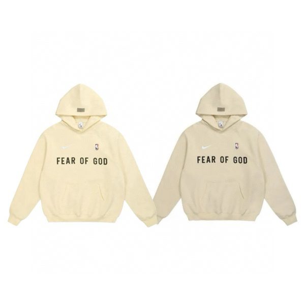 FOG×Nike スウェット FEAROFGODプリント ベージュ
