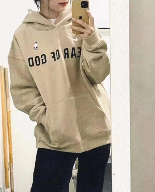 FOG×Nike スウェット FEAROFGODプリント ベージュ