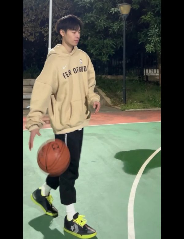 FOG×Nike スウェット FEAROFGODプリント ベージュ