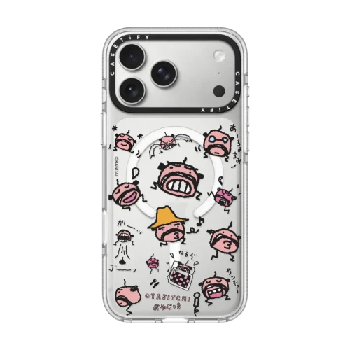 透明 Tamagotchi Oyajitchi Medley Pattern Case
