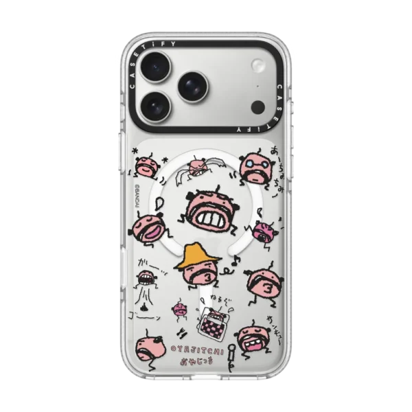 透明 Tamagotchi Oyajitchi Medley Pattern Case