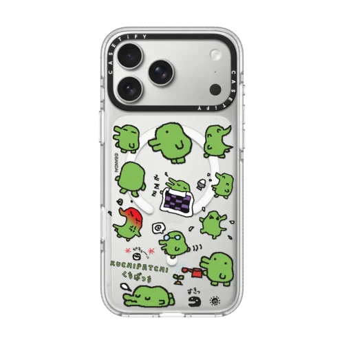 透明 Tamagotchi Kuchipatchi Medley Pattern Case