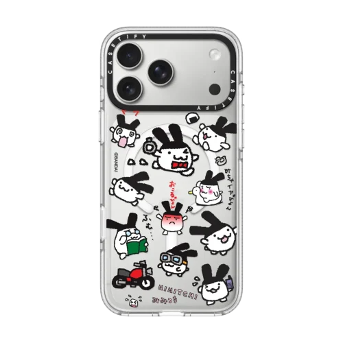 透明 Tamagotchi Mimitchi Medley Pattern Case