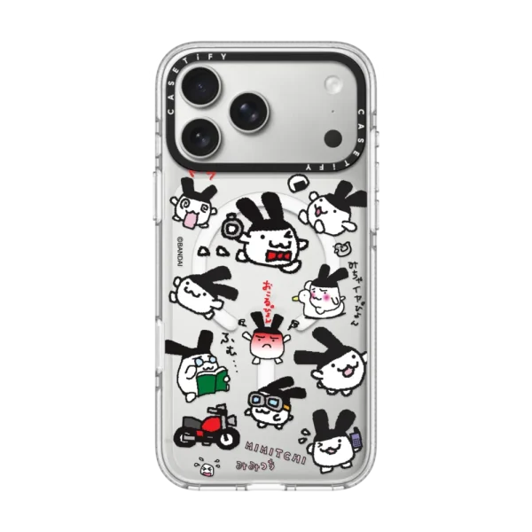 透明 Tamagotchi Mimitchi Medley Pattern Case