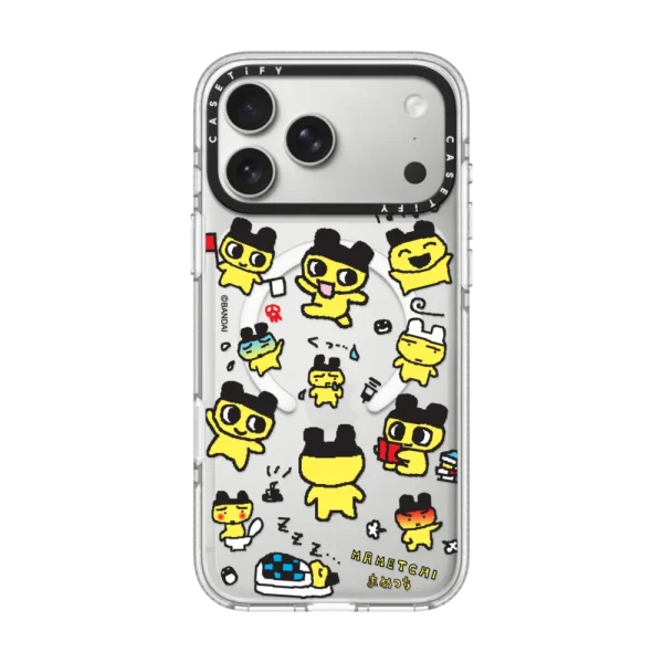 透明 Tamagotchi Mametchi Medley Pattern Case