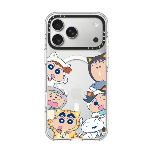 透明 Kasukabe Boeitai (Cat) Case