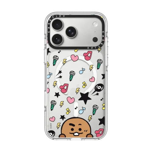 透明 BT21 Custom Case - SHOOKY