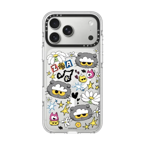 透明 ZO&FRIENDS Sticker Case