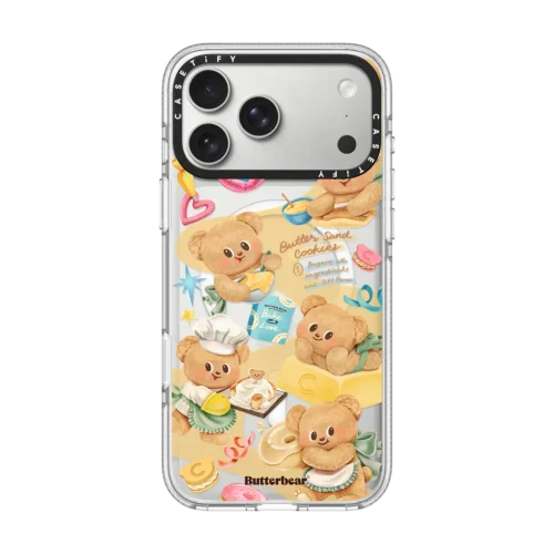 透明 Butterbear Baking Time Case