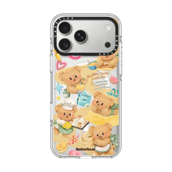 透明 Butterbear Baking Time Case