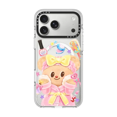 透明 Butterbear at 8AM Big Face Case