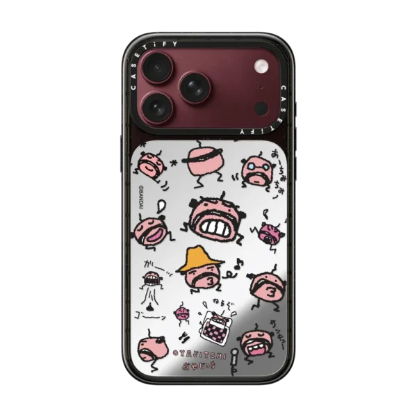 镜面 Tamagotchi Oyajitchi Medley Pattern Case
