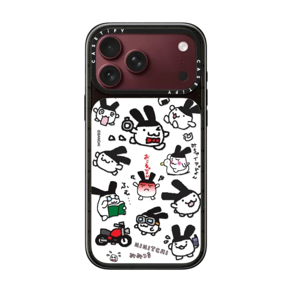 黑框 Tamagotchi Mimitchi Medley Pattern Case